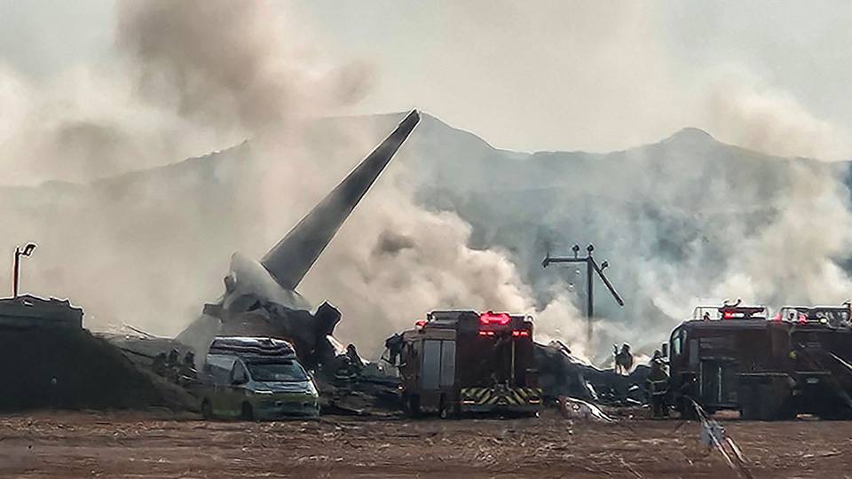 Une centaine de morts après le crash d'un avion en Corée du Sud