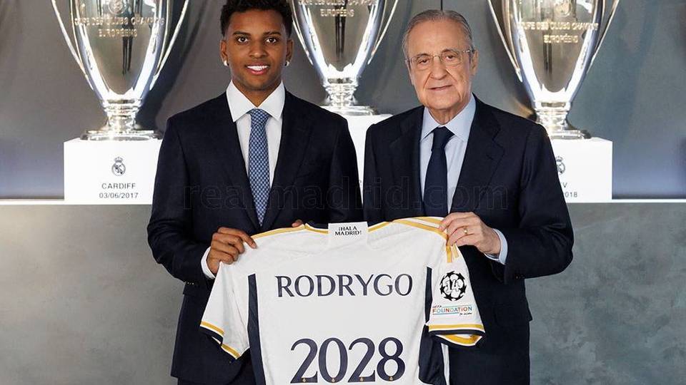 Rodrygo prolonge avec le Real Madrid jusqu'en 2028