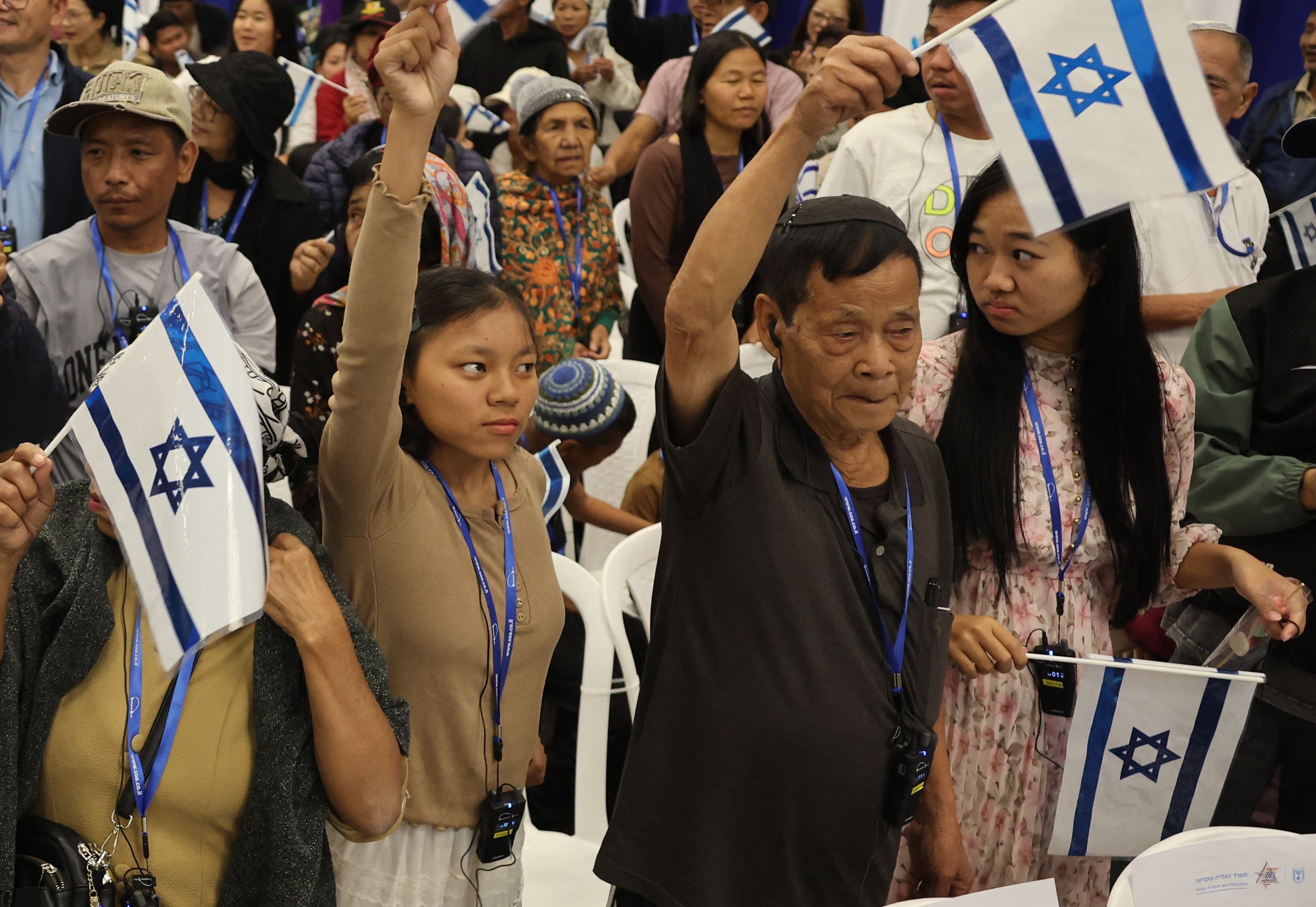 Hundreds of Indians claiming descent from biblical 'lost tribe' arrive in Israel