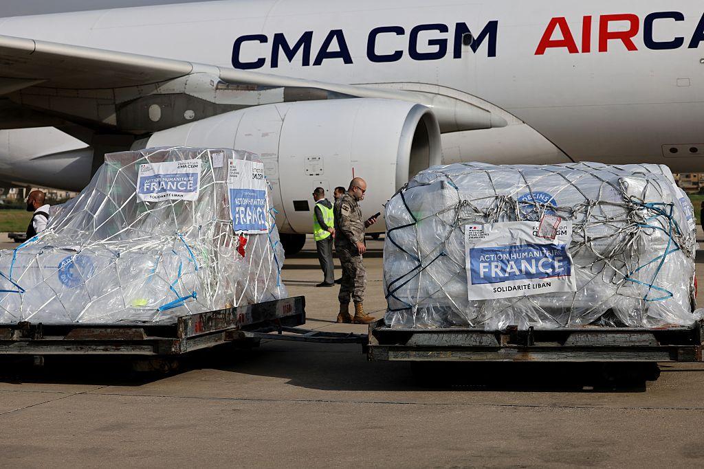 Liban : 9 tonnes d’aide humanitaire franco-européenne livrées à Beyrouth