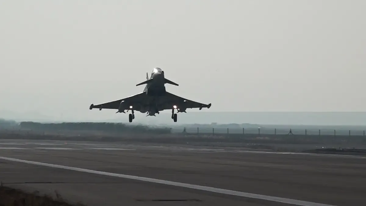 Türkiye sends first pilots to UK for Eurofighter training