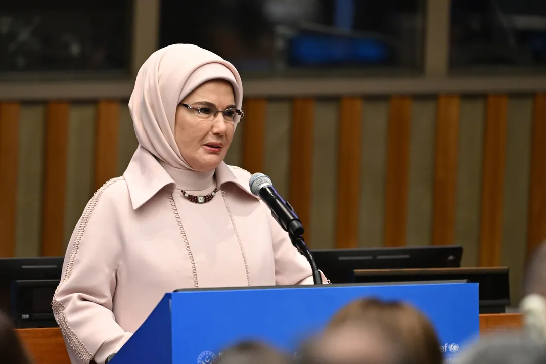 ONU : Emine Erdoğan dirige un appel des premières dames à protéger les enfants en ligne