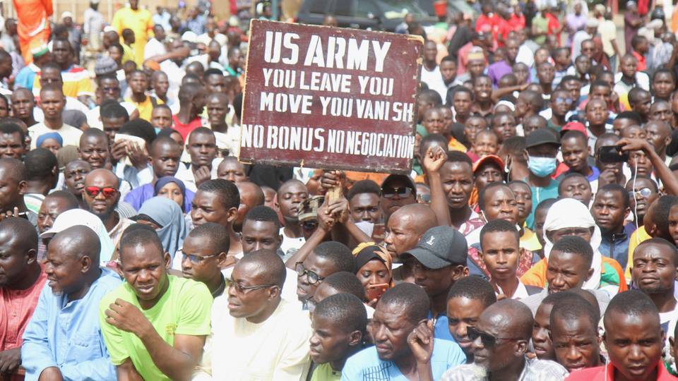 Protesters in Niger call for US troops exit