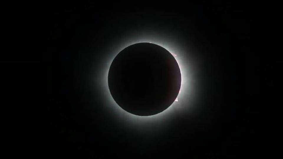 In pictures: Total solar eclipse leaves North Americans spellbound