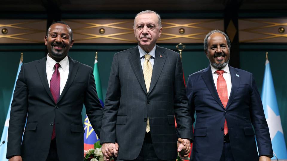 Erdogan : "L'Éthiopie et la Somalie sont parvenues à un accord",  sous la médiation d'Ankara