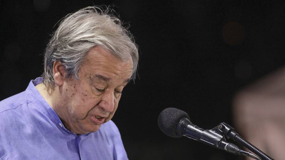 UN chief Guterres visits Egypt's border with Gaza