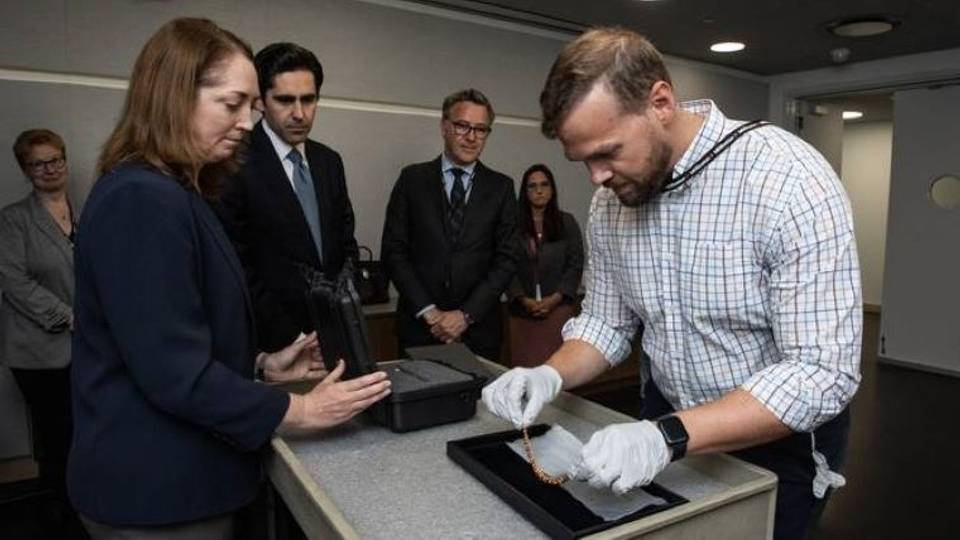 Stolen 2,700-year-old Lydian necklace returns to Türkiye from US museum