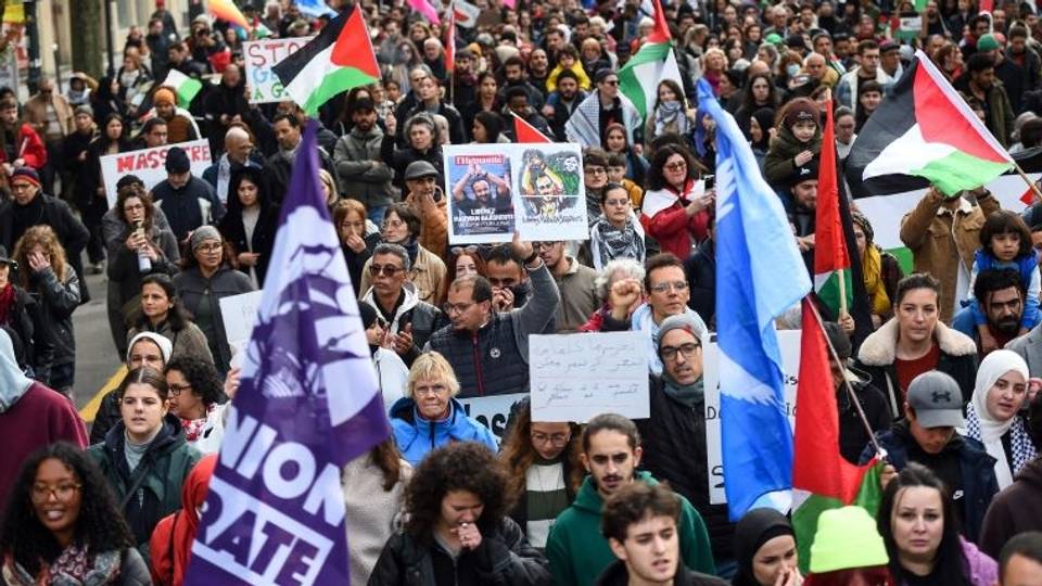 Hotunan zanga-zanga a fadin duniya kan Isra'ila ta daina kisan kare-dangi a Gaza