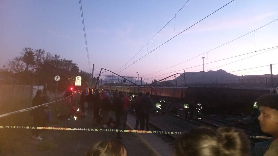 Passenger train derails in South Africa, injuring dozens