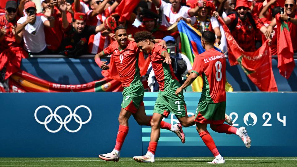 Morocco beat Argentina in 2-1 in chaotic Olympic match