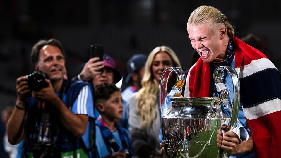 Haaland zai yi saurin kamo Ronaldo a cin ƙwallaye a Champions League