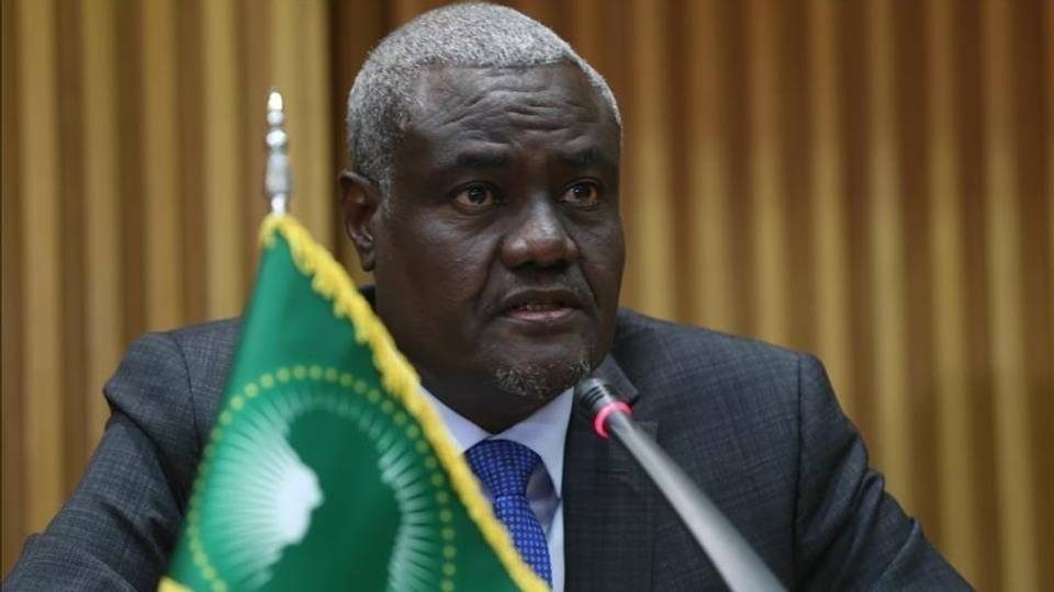 Moussa Faki Mahamat rencontre Blinken à Washington