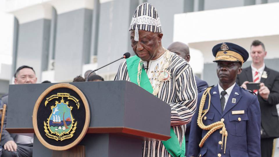 Liberia protests by soldiers' wives force president to cancel event