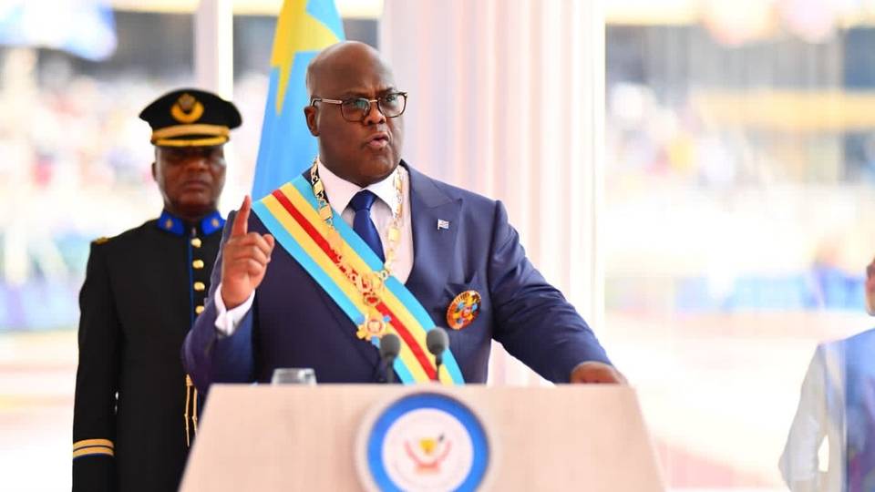 Le président congolais Tshisekedi prête serment pour un second mandat