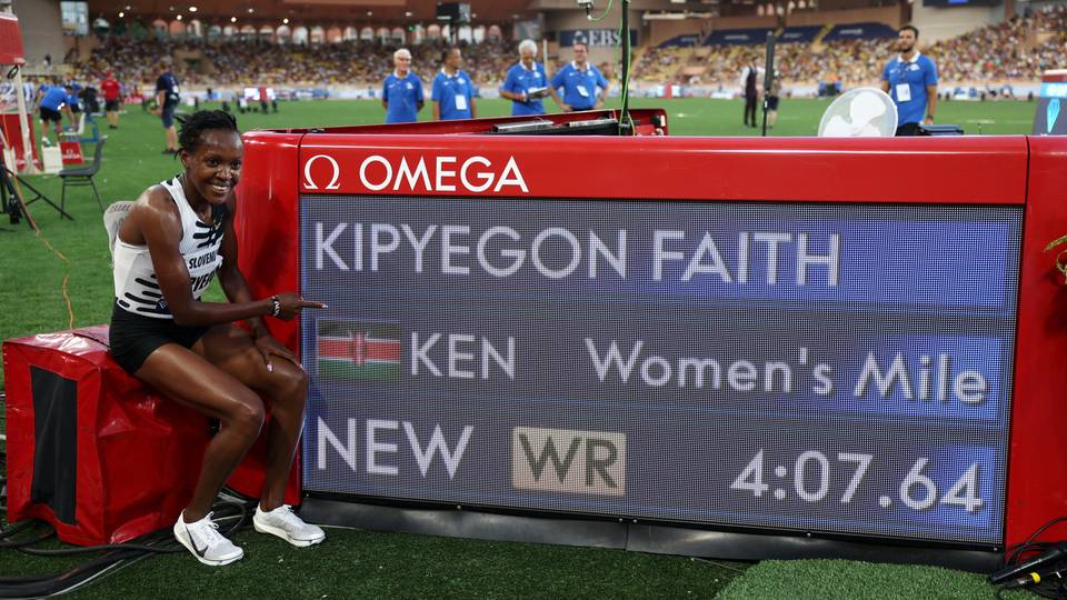 Athlétisme: Kipyegon  attendue au meeting de Paris