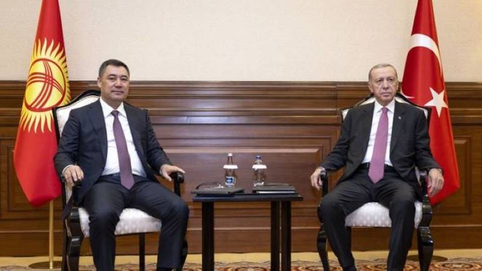 Turkish President Erdogan meets Kyrgyz counterpart in Kazakhstan's Astana