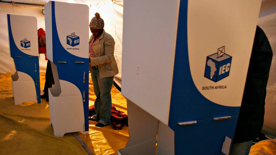 South Africa election results trickle in