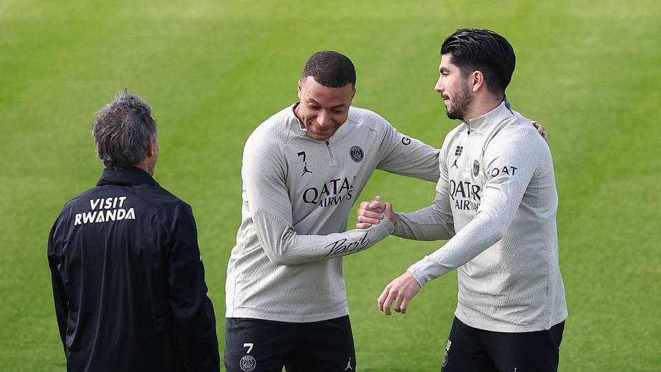 Kylian Mbappé joue son dernier match de CL à Paris avec le PSG.