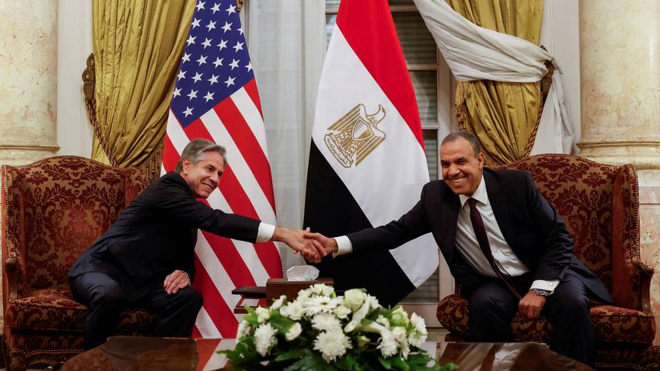 Blinken visits Egypt to push for Gaza truce and hostage release