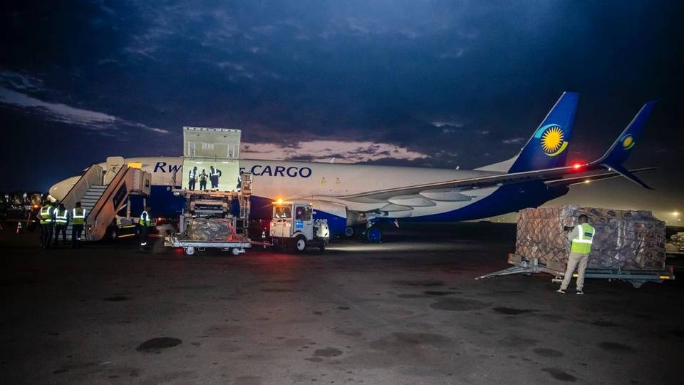 Rwanda delivers humanitarian aid for Gaza