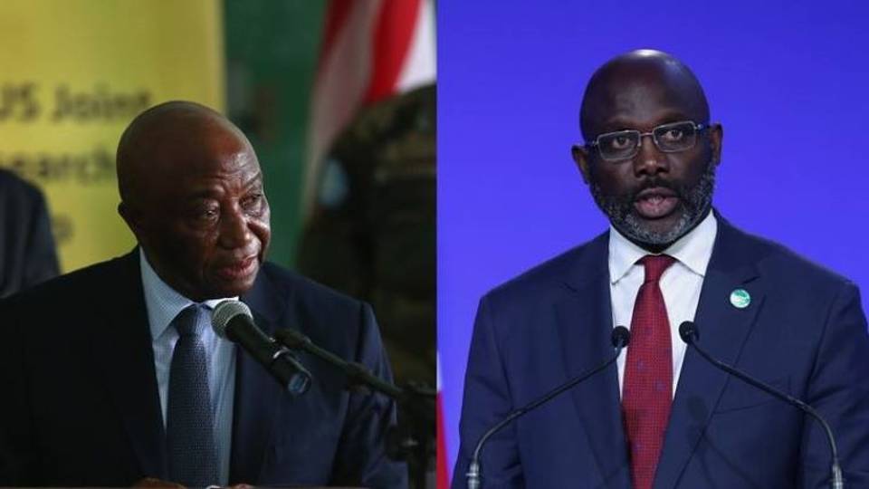 Zaben Liberia zagaye na biyu: Weah da Boakai sun samu goyon bayan 'yan takarar da suka sha kaye