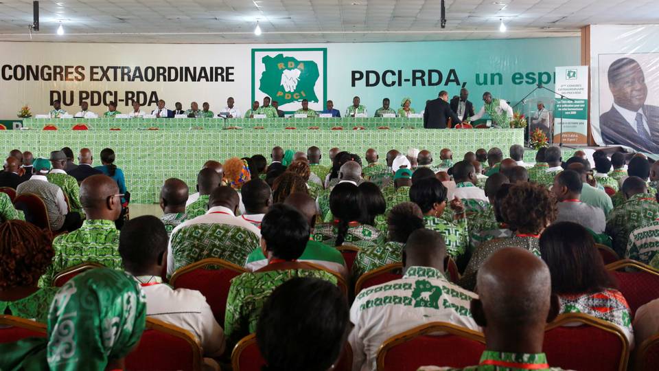 Côte d'Ivoire: le principal parti d'opposition élit son nouveau chef, après une semaine d'incertitude