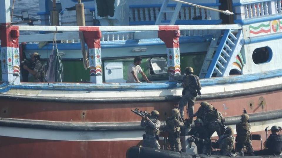 Indian navy rescues another hijacked boat off Somalia's coast
