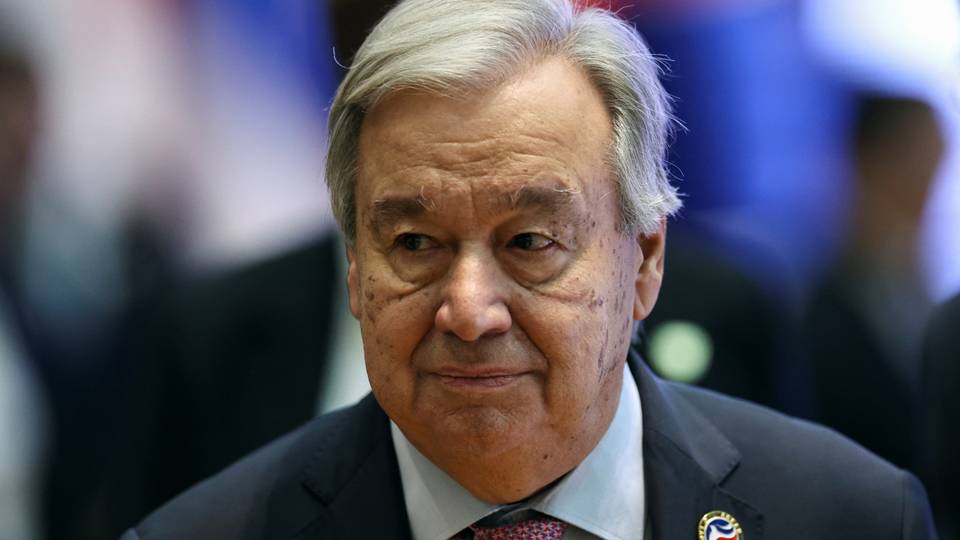 Sommet des Brics: le secrétaire général de l'ONU arrivé en Russie