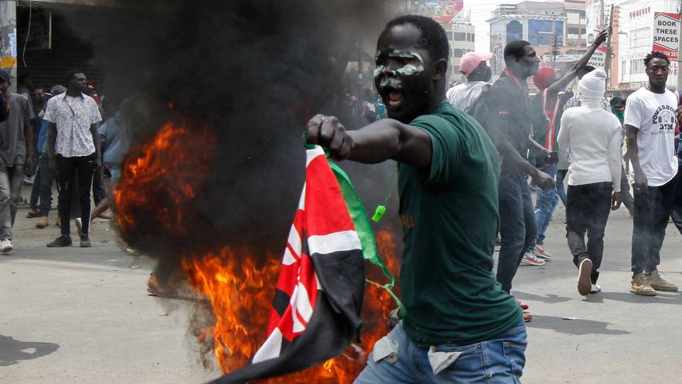 Kenya vows to crush 'violent protests at whatever cost'