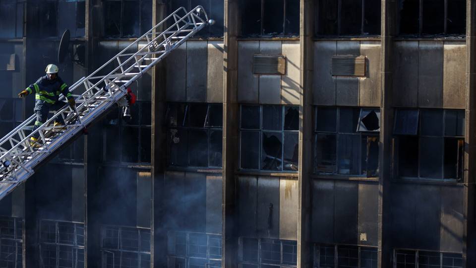Man arrested over South Africa building fire that killed 77
