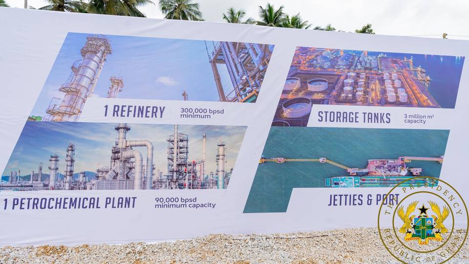 Ghana begins construction of $12 b oil refinery