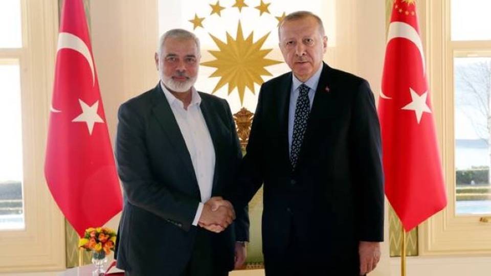 Shugaban Turkiyya Erdogan ya ƙarbi baƙuncin shugaban Hamas a  Istanbul