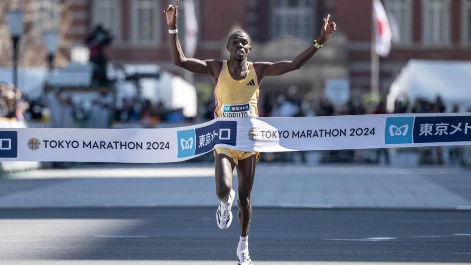 Victoire du Kényan Benson Kipruto au marathon de Tokyo