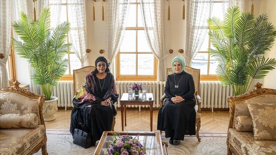 Emine Erdogan reçoit la première dame sénégalaise, Marieme Faye Sall