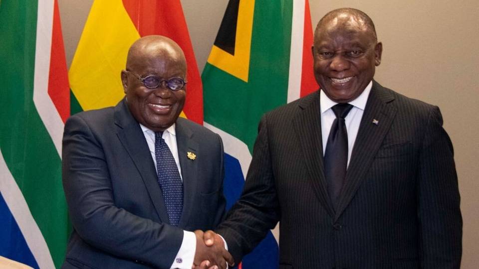 South Africa, Ghana to expand ties under Africa free trade initiative