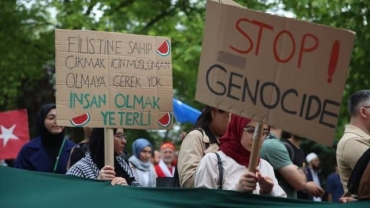 Pro-Palestinian solidarity rallies continue at universities across Türkiye