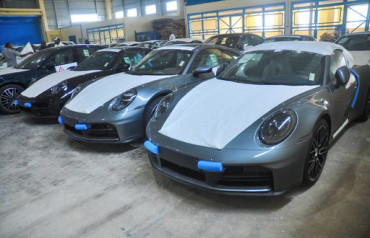 Sleek cars destined for Dubai land in Kenya due to war