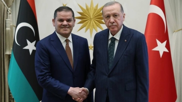 Turkish President Erdogan meets Libyan premier Dbeibah