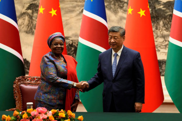 China's Xi offers deals on infrastructure, mining as he hosts Namibian leader