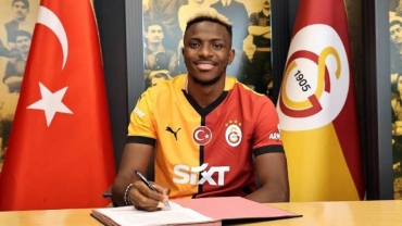 Galatasaray unveil Nigeria's Osimhen as loan signee