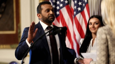 Trump loyalist with East African roots sworn in as FBI director