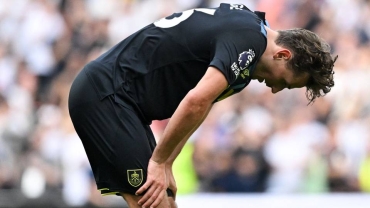 Burnley relegated from Premier League after loss at Spurs