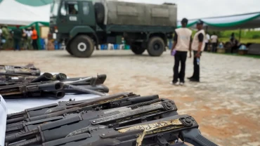 Nigeria destroys 2,819 seized illicit arms in security crackdown