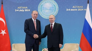 Erdogan, Putin meet in Astana for Shanghai Cooperation Organisation summit