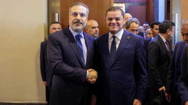Turkish foreign minister meets Libyan premier in Tripoli