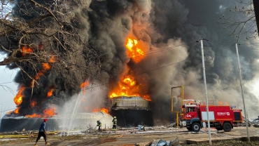 Fears over power blackouts after Guinea blast destroys fuel stocks