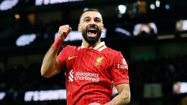 Egypt's Salah leads Premier League highest goal race