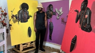 Nigerian painter eyes 'perfection' through high-resolution artwork