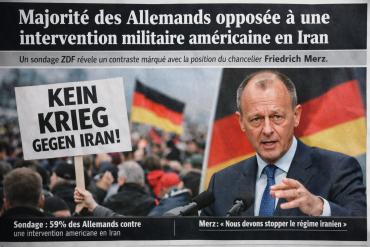 Majorité des Allemands opposée à une intervention militaire américaine en Iran