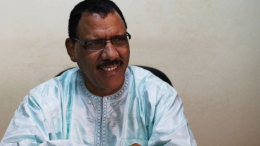 Freed son of deposed Niger's president arrives in Togo